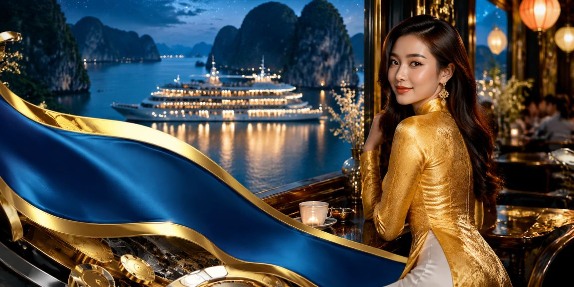 Cảnh vịnh Hạ Long lúc hoàng hôn – người dùng VIP nhận bonus kèo đặc biệt